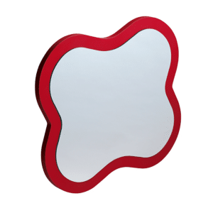 Laufen Flora kids spejl til børn, 435x383x21mm, rød