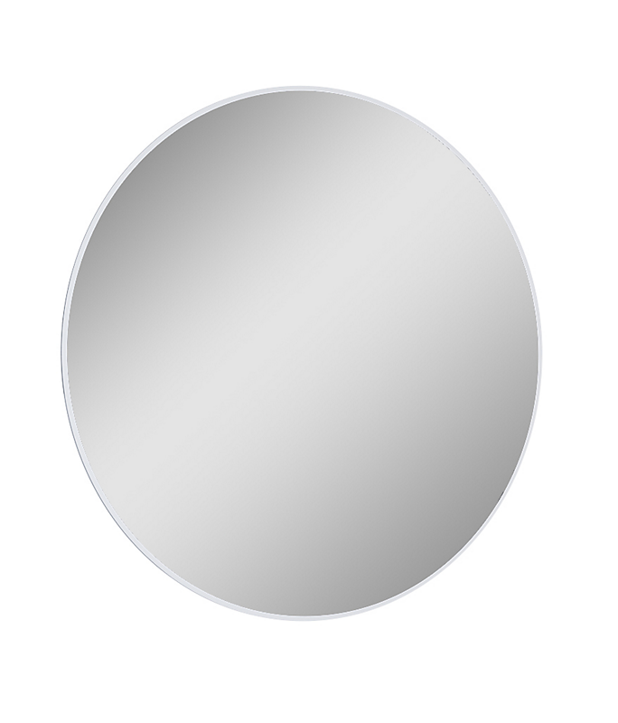 Luxor spejl Ø80 cm LED, mat hvid, 230 V Nettilslutning