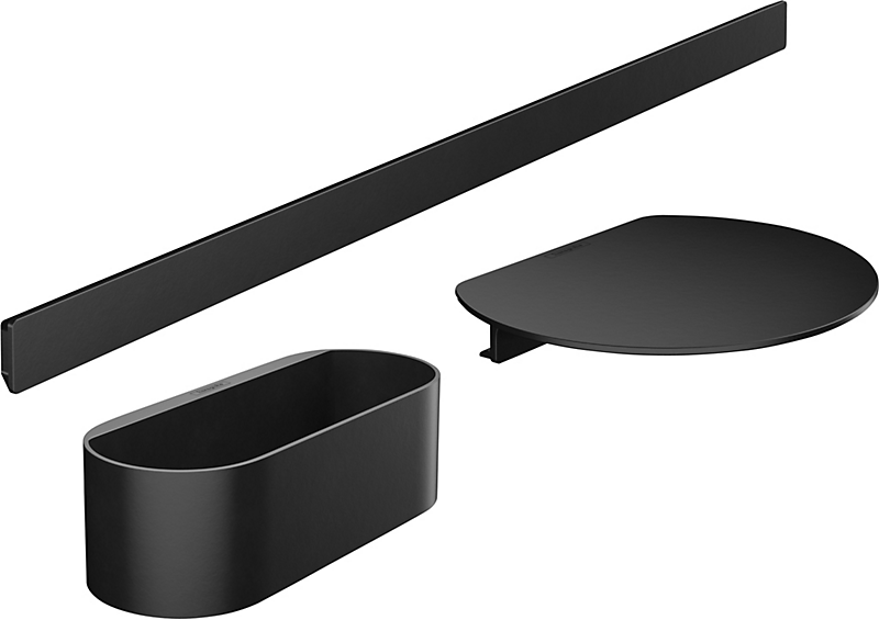 hansgrohe WallStoris Sæt til badekar, mat sort