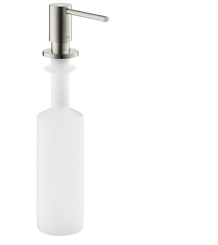 hansgrohe AXOR Uno sæbedispenser Steel-optik
