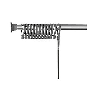 Van Der P Erica2000 Gardinringe 12stk. Sølv