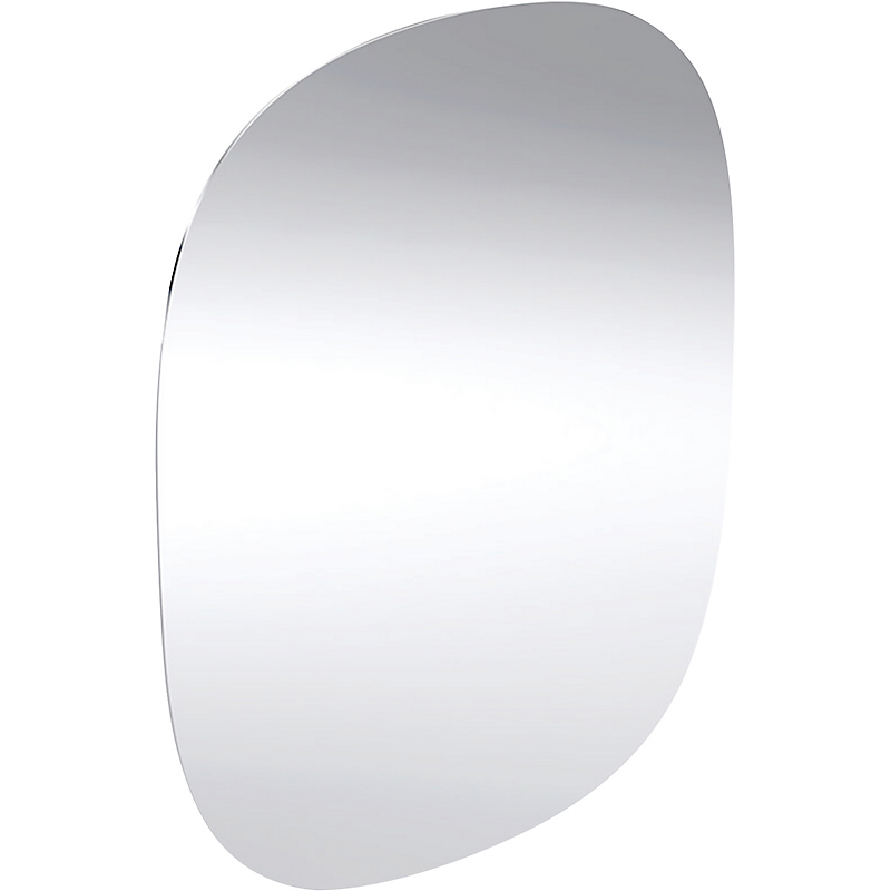 Geberit Option Oval spejl 600x800mm stål m/lys indirekte