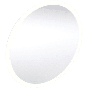 Geberit Option Round spejl ø500mm aluminium m/lys direkte