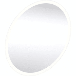 Geberit Option Round spejl ø600mm aluminium m/lys direkte