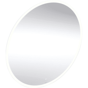 Geberit Option Round spejl ø900mm aluminium med lys direkte