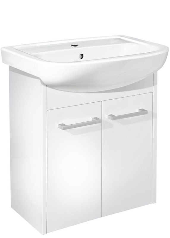 Gustavsberg Nordic 3 møbelpakke 600 mm. Hvid højglans