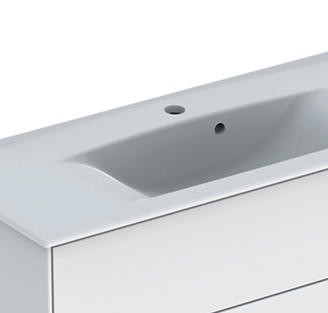 Ifö Sense møbelpakke compact 90 cm med Spira vask H:59,5cm B:90cm D:36,6cm