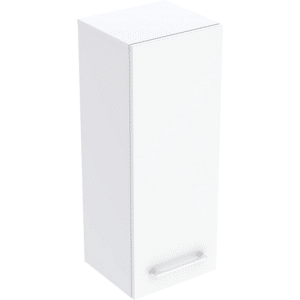 Ifö Spira Pro halvhøjt skab med 1 låge: 33x85x29.7cm Hvid smalt design