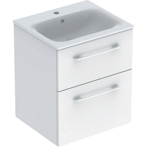 Ifö Spira Pro møbelsæt 2 skuffer: B1=53.8cm T=50.2cm Hvid smalt design
