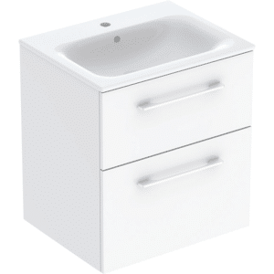 Ifö Spira Pro møbelsæt 2 skuffer: B1=58.8cm T=50.2cm Hvid smalt design