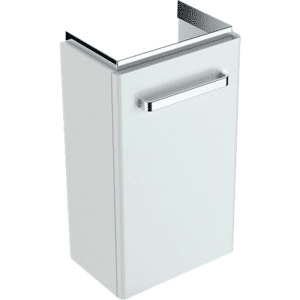 GEBERIT Renova compact vaskeskab 408x231x605mm 1låge blankpoleret lysgrå lakeret