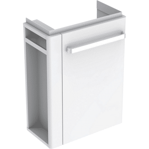 GEBERIT Renova compact vaskeskab 448x252x604mm 1låge/håndkl.holder tv blankpoleret lakeret