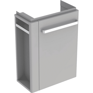 GEBERIT Renova compact vaskeskab 448x252x604mm 1låge/håndkl.holder tv blankpoleret lakeret
