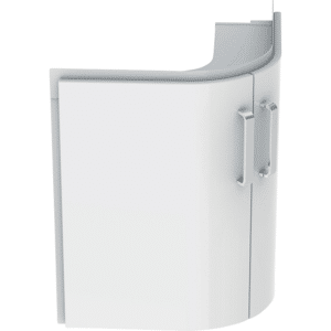 GEBERIT Renova compact vaskeskab 690x550x604mm 2låger blankpoleret hvid lakeret