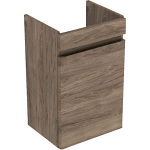 GEBERIT Renova plan vaskeskab 385x310x660mm 1låge nøddetræ hickory struktureret folie