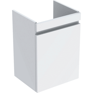 GEBERIT Renova plan vaskeskab 435x345x660mm 1låge blankpoleret hvid lakeret