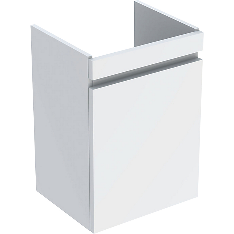 GEBERIT Renova plan vaskeskab 435x345x660mm 1låge blankpoleret hvid lakeret