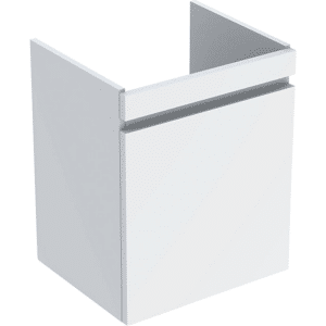 GEBERIT Renova plan vaskeskab 484x606x407mm 1skuffe blankpoleret hvid lakeret
