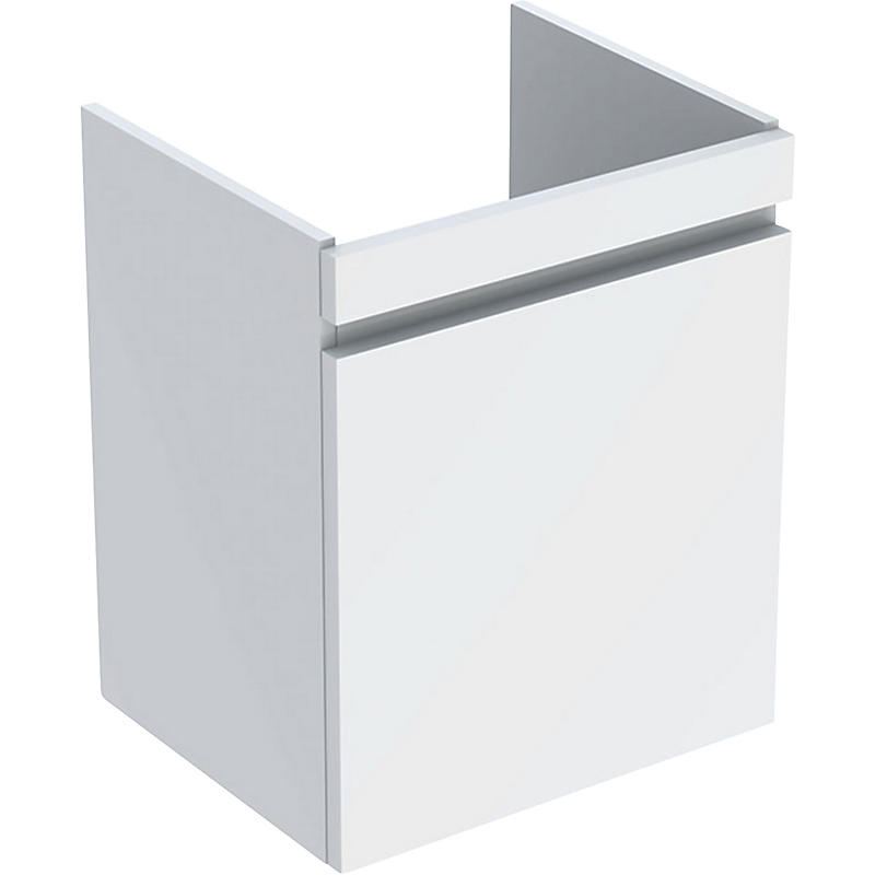 GEBERIT Renova plan vaskeskab 484x606x407mm 1skuffe blankpoleret hvid lakeret