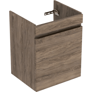 GEBERIT Renova plan vaskeskab 484x606x407mm 1skuffe nøddetræ hickory struktureret folie