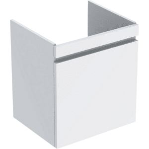 GEBERIT Renova plan vaskeskab 605x536x446mm 1skuffe blankpoleret hvid lakeret