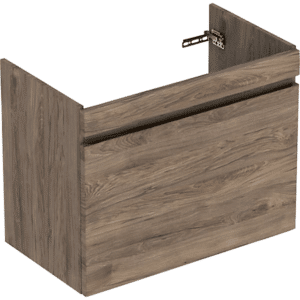 GEBERIT Renova plan vaskeskab 782x606x446mm 1skuffe nøddetræ hickory struktureret folie