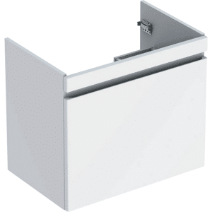 GEBERIT Renova plan vaskeskab 832x606x446mm 1skuffe blankpoleret hvid lakeret