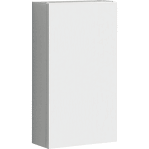 GEBERIT Renova plan sideskab 390x170x760mm 1låge blankpoleret hvid lakeret