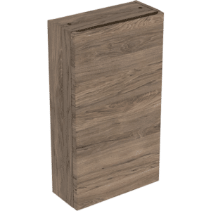 GEBERIT Renova plan sideskab 390x170x760mm 1låge nøddetræ hickory struktureret folie