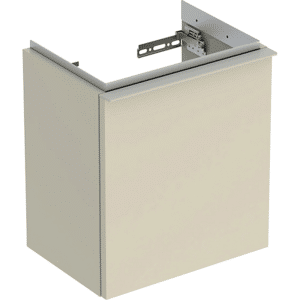 GEBERIT Icon vaskeskab 370x279x415mm 1låge sand-grå lakeret blankpoleret