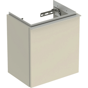 GEBERIT Icon vaskeskab 370x279x415mm 1låge sand-grå lakeret blankpoleret
