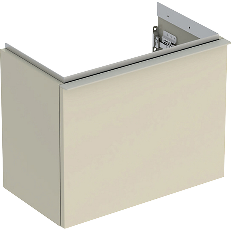 GEBERIT Icon vaskeskab 520x307x415mm 1skuffe sand-grå lakeret blankpoleret