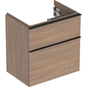 GEBERIT Icon vaskeskab 592x416x615mm 2skuffer eg natur melamin træstruktur