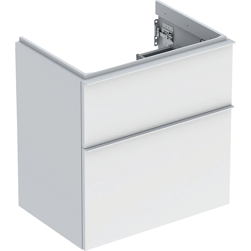 GEBERIT Icon vaskeskab 592x416x615mm 2skuffer hvid matlakeret
