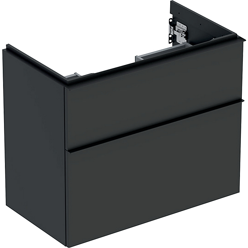 GEBERIT Icon vaskeskab 740x416x615mm 2skuffer lava matlakeret