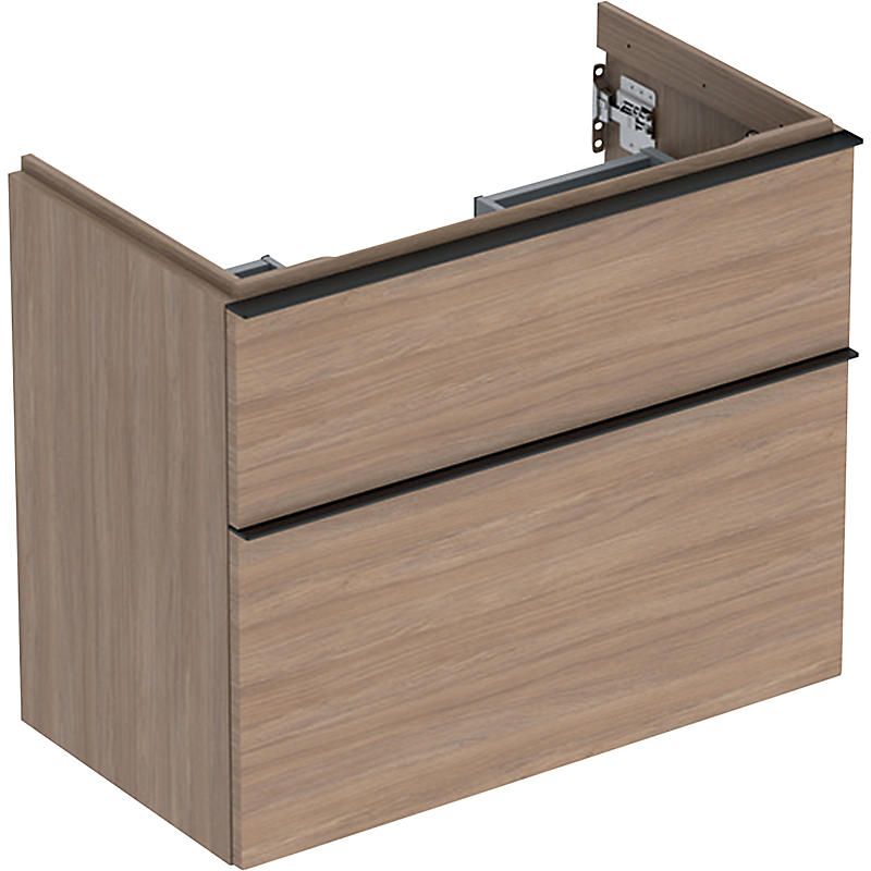 GEBERIT Icon vaskeskab 740x416x615mm 2skuffer eg natur melamin træstruktur
