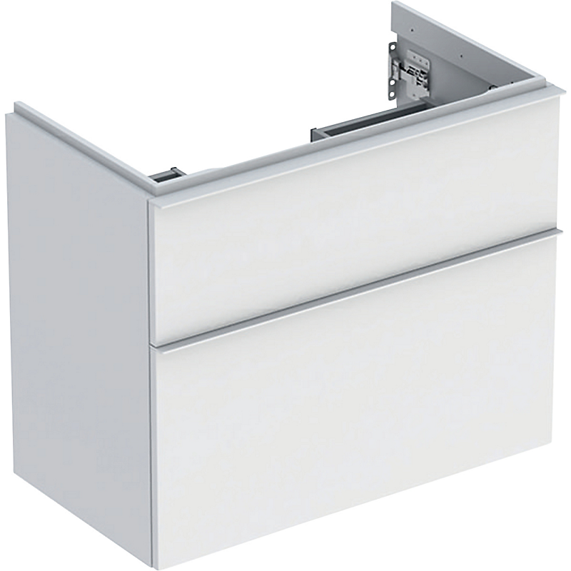 GEBERIT Icon vaskeskab 740x416x615mm 2skuffer hvid matlakeret