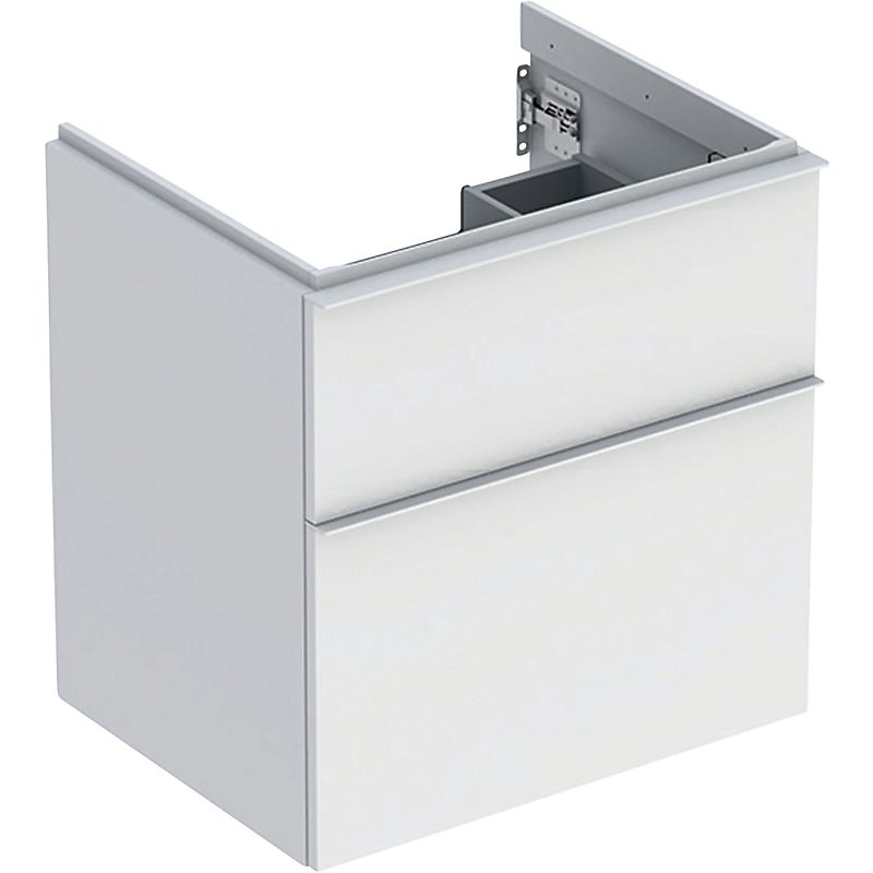 GEBERIT Icon vaskeskab 592x476x615mm 2skuffer hvid matlakeret