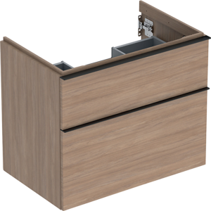 GEBERIT Icon vaskeskab 740x476x615mm 2skuffer eg natur melamin træstruktur
