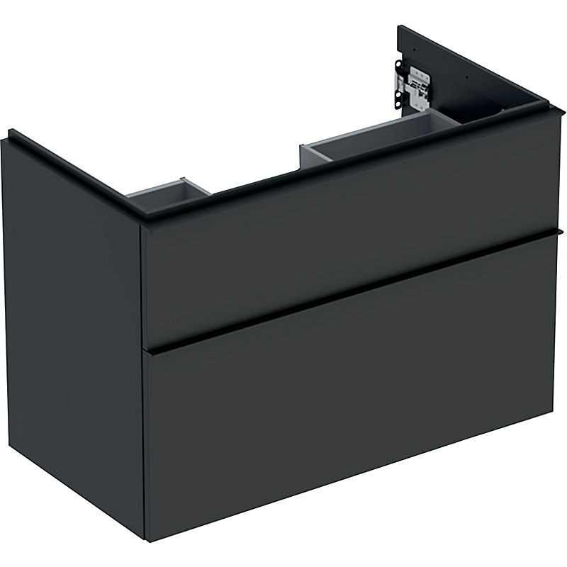 GEBERIT Icon vaskeskab 888x476x615mm 2skuffer lava matlakeret