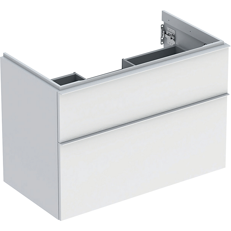 GEBERIT Icon vaskeskab 888x476x615mm 2skuffer hvid matlakeret
