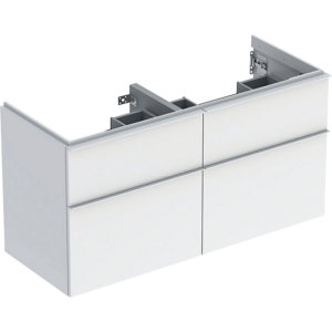 GEBERIT Icon vaskeskab 1184x476x615mm 4skuffer hvid lakeret blankpoleret