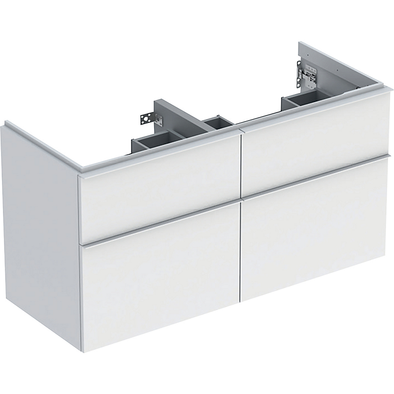 GEBERIT Icon vaskeskab 1184x476x615mm 4skuffer hvid matlakeret