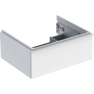 GEBERIT Icon vaskeskab 592x476x247mm 1skuffe hvid lakeret blankpoleret