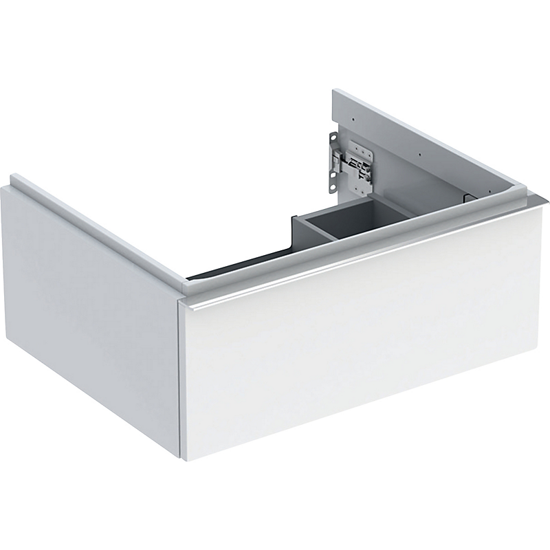 GEBERIT Icon vaskeskab 592x476x247mm 1skuffe hvid lakeret blankpoleret