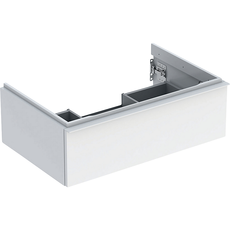GEBERIT Icon vaskeskab 740x476x247mm 1skuffe hvid lakeret blankpoleret
