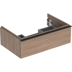 GEBERIT Icon vaskeskab 740x476x247mm 1skuffe eg natur melamin træstruktur
