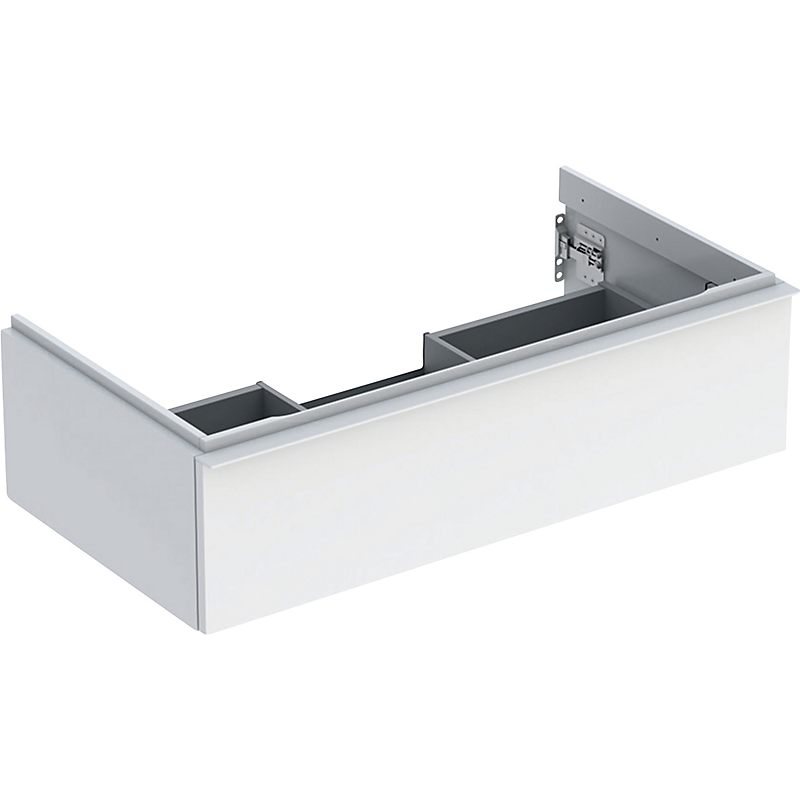 GEBERIT Icon vaskeskab 888x476x247mm 1skuffe hvid lakeret blankpoleret