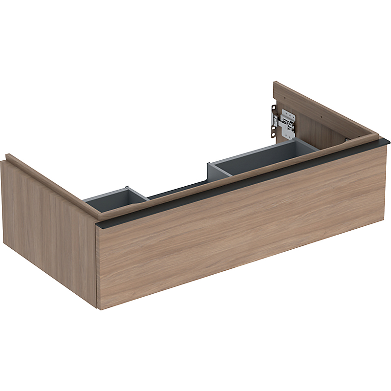 GEBERIT Icon vaskeskab 888x476x247mm 1skuffe eg natur melamin træstruktur