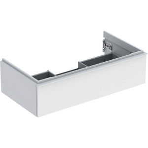 GEBERIT Icon vaskeskab 888x476x247mm 1skuffe hvid matlakeret